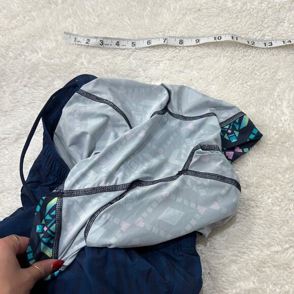 Chubbies Swim Trunks Mens Size Small Lined Blue Navy Strips Summer Beachy Resort - Picture 6 of 6